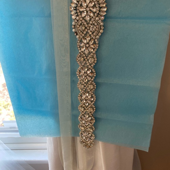 Romona Keveza Legends L315 Mermaid Fit and Flare Gown BRAND NEW UNALTERED - Picture 10 of 16